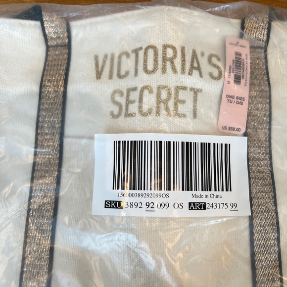 Victoria's Secret Canvas Tote - Picture 2 of 3